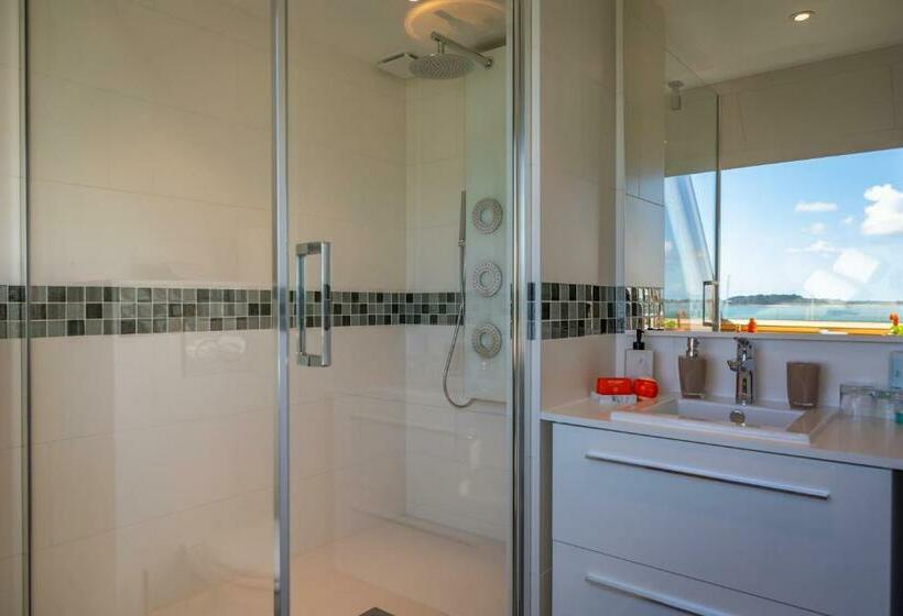 חדר סטנדרט נוף לים, Restaurant Les Venetes