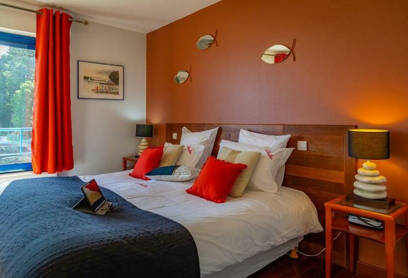 חדר סטנדרט נוף לים, Restaurant Les Venetes