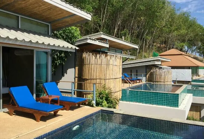Deluxe-villa 1 Makuuhuone, Koh Yao Yai Hillside Resort