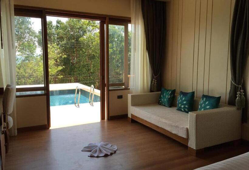 Вилла Deluxe 1 Спальня Вид на Море, Koh Yao Yai Hillside Resort