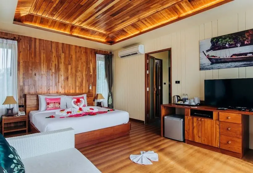 Deluxe-huone Merinäkymä, Koh Yao Yai Hillside Resort