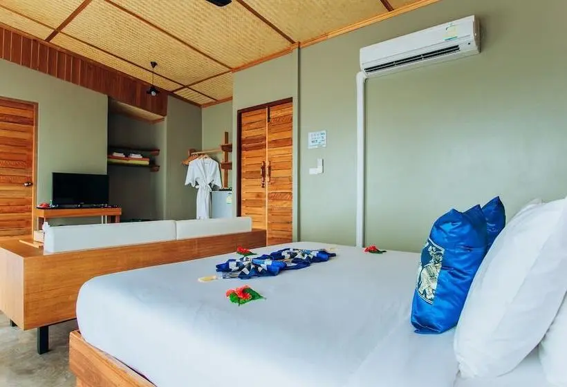 Deluxe-villa 1 Makuuhuone, Koh Yao Yai Hillside Resort