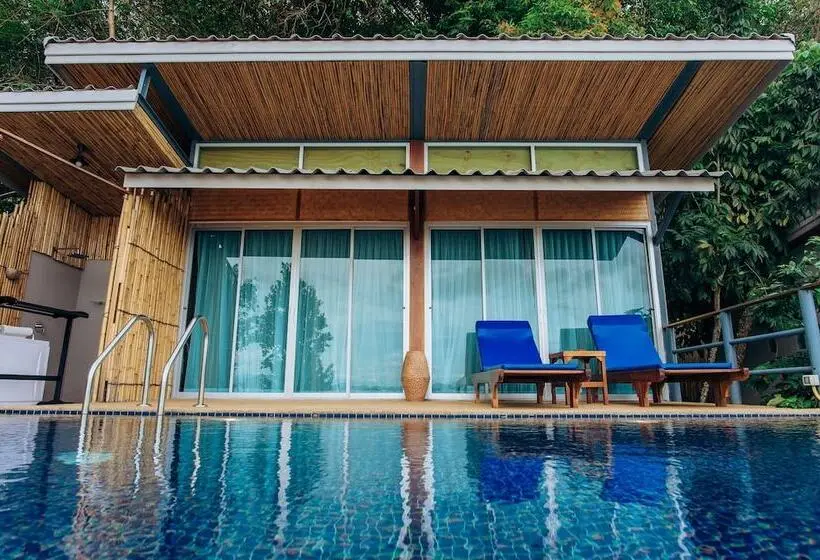 Deluxe-villa 1 Makuuhuone, Koh Yao Yai Hillside Resort
