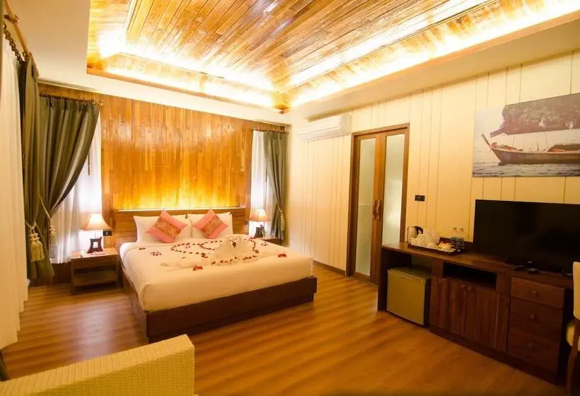 Deluxe-villa 1 Makuuhuone Merinäkymä, Koh Yao Yai Hillside Resort