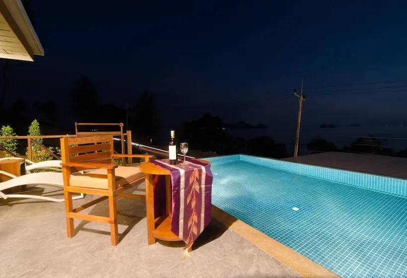 Deluxe-villa 1 Makuuhuone Merinäkymä, Koh Yao Yai Hillside Resort