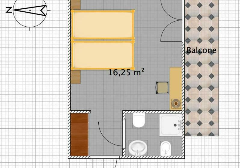 اتاق استاندارد با چشم‌انداز دریا, Bertha Fronte Mare