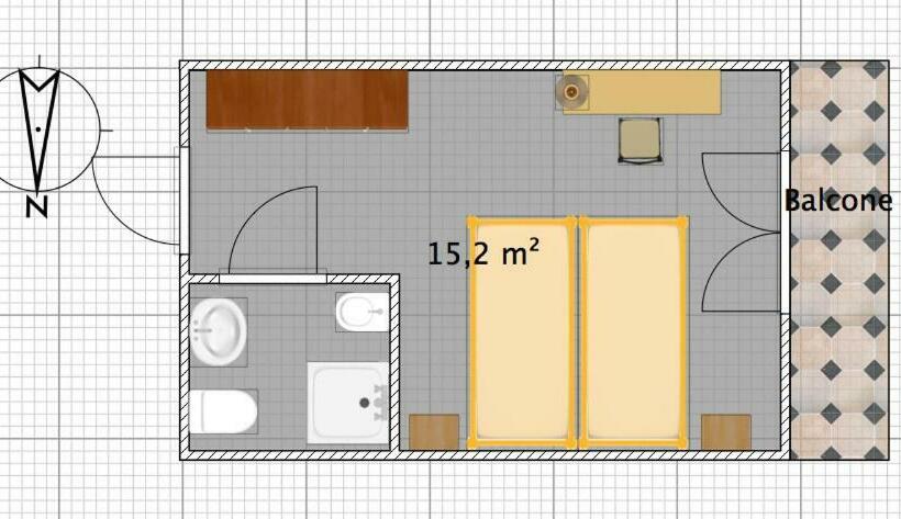 اتاق استاندارد, Bertha Fronte Mare