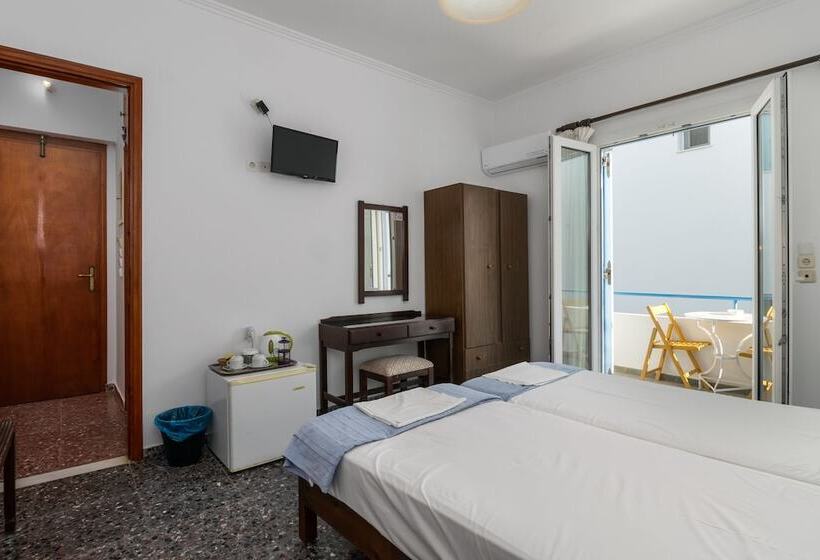 标准间带阳台, Tilemachos Rooms & Studios