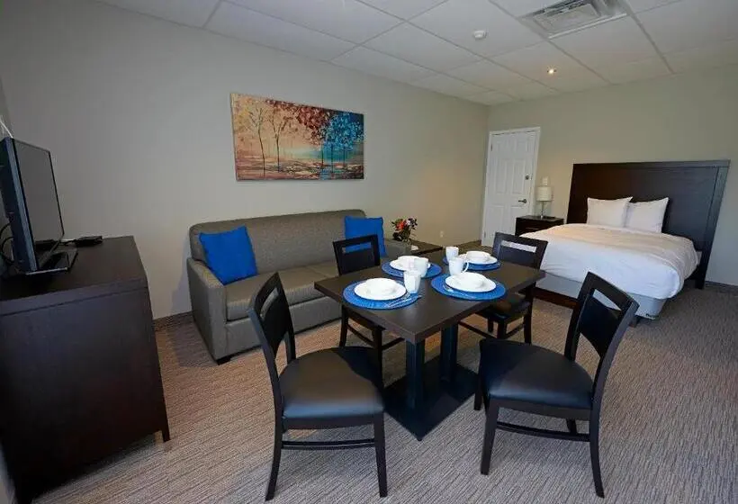 Deluxe-huone Parveke, Wasaga Riverdocks Hotel Suites
