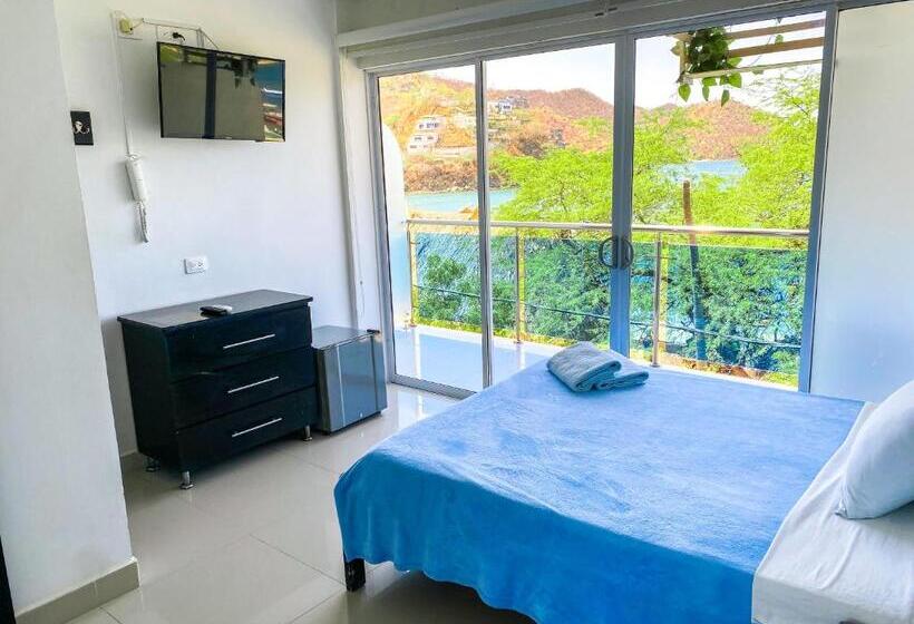 اتاق استاندارد با چشمانداز دریا, Hostal Viña Del Mar