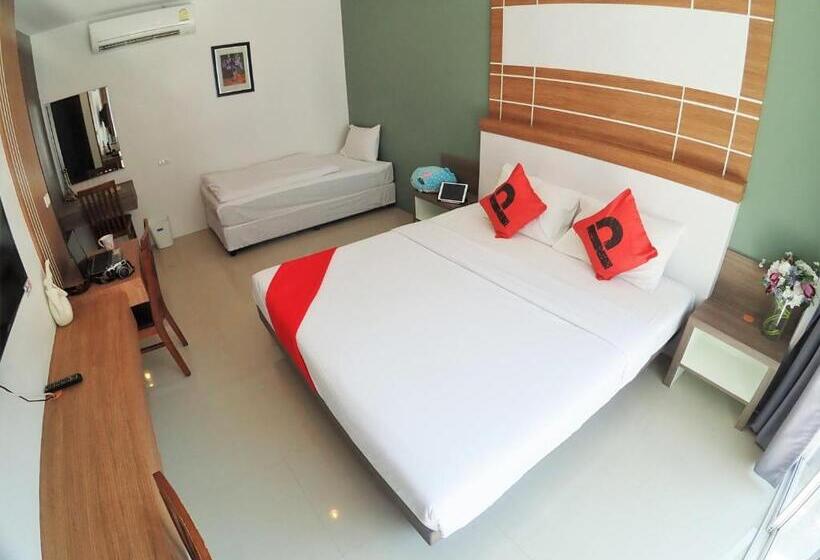 バルコニー付きスタンダードトリプルルーム, Pop In Aonang