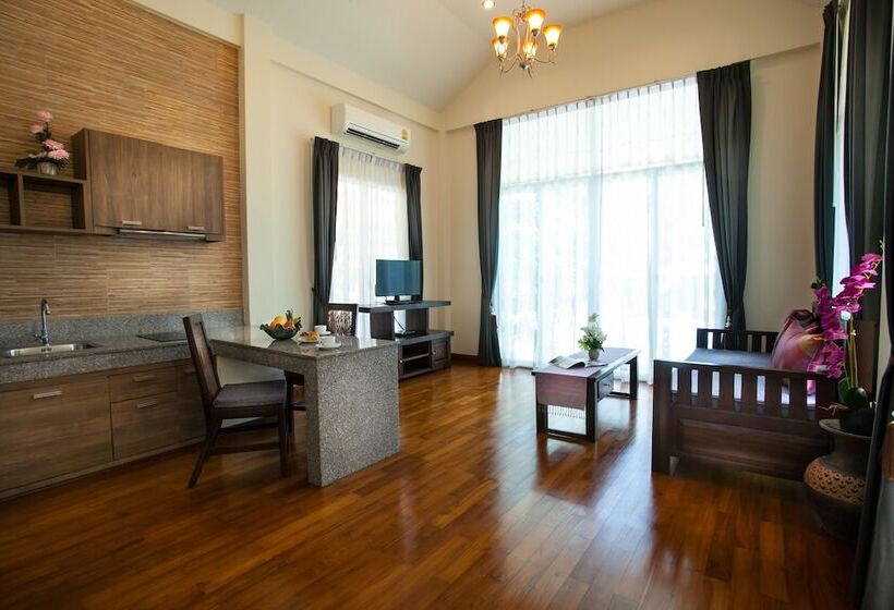 침실 1개 디럭스 빌라, Pattra Vill Resort