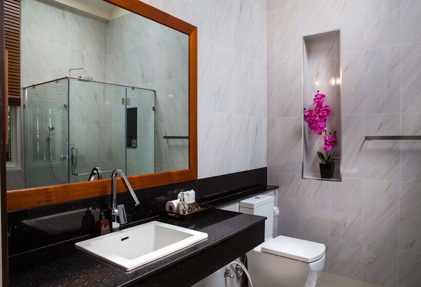 침실 1개 디럭스 빌라, Pattra Vill Resort