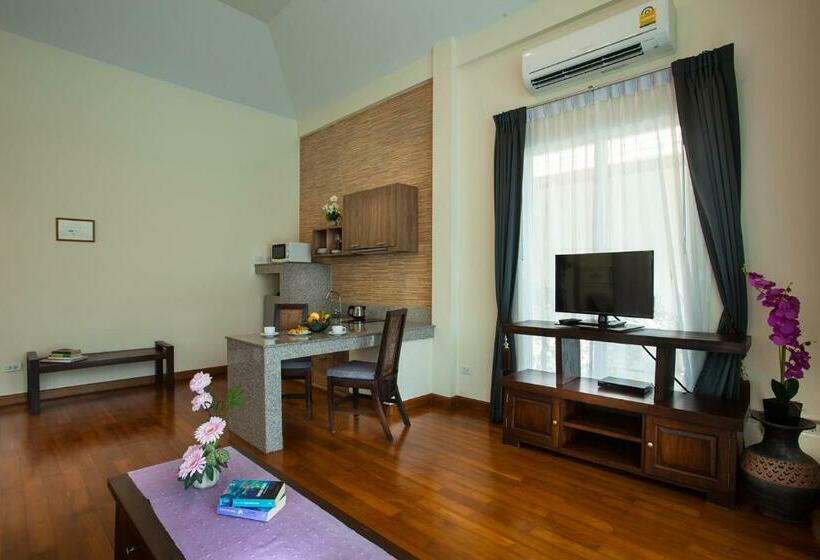 침실 1개 디럭스 빌라, Pattra Vill Resort