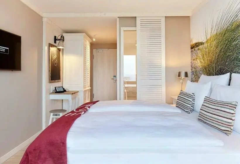 Standardzimmer mit Meerblick & Balkon, Beach Motel Heiligenhafen