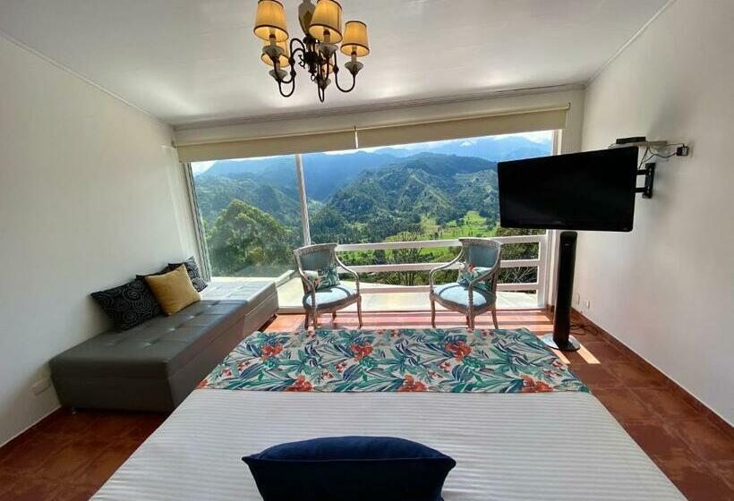 带大床的标准间, El Mirador Del Cocora