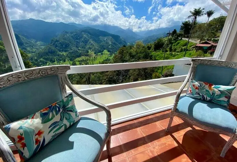 キングサイズベッドのスタンダードルーム, El Mirador Del Cocora