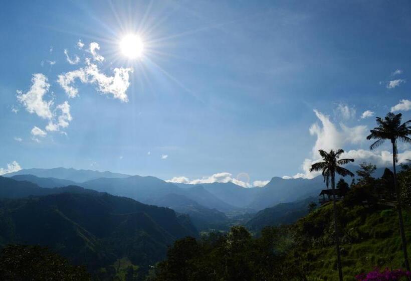 带山景的复式房间, El Mirador Del Cocora