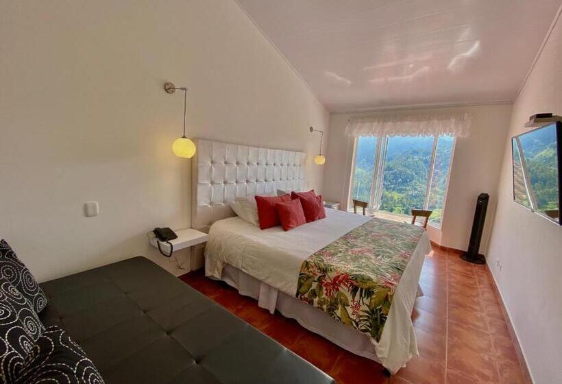 带大床的标准间, El Mirador Del Cocora