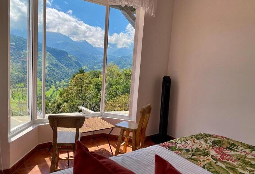 带大床的标准间, El Mirador Del Cocora