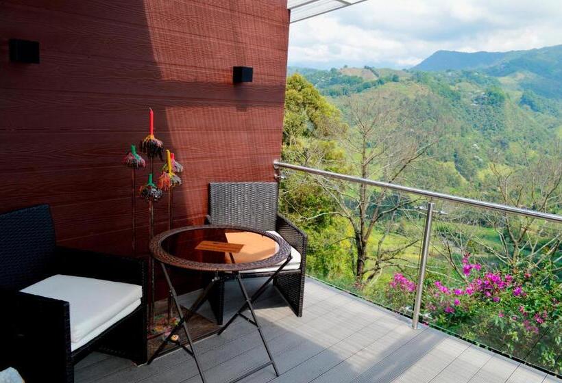 带山景的复式房间, El Mirador Del Cocora