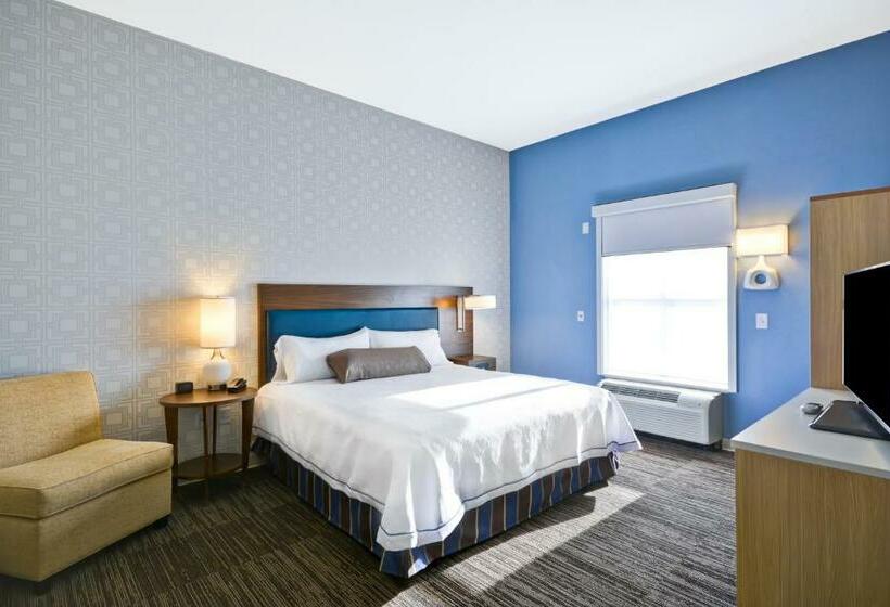 מיטת קינג בסוויטה, Home2 Suites By Hilton St. Simons Island