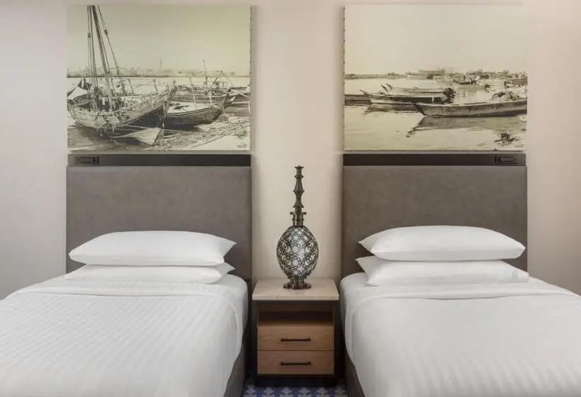 景色の見えるデラックスルーム, Marriott Marquis Dubai Creek