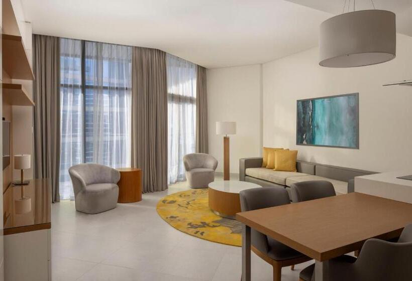 Апартаменты 1 Спальня с Балконом, Marriott Marquis Dubai