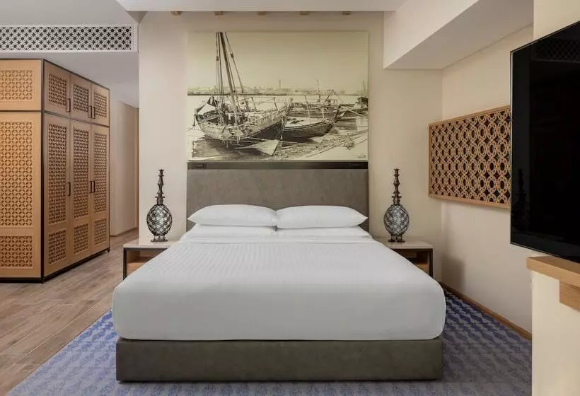 シティビューのデラックスルーム, Marriott Marquis Dubai Creek