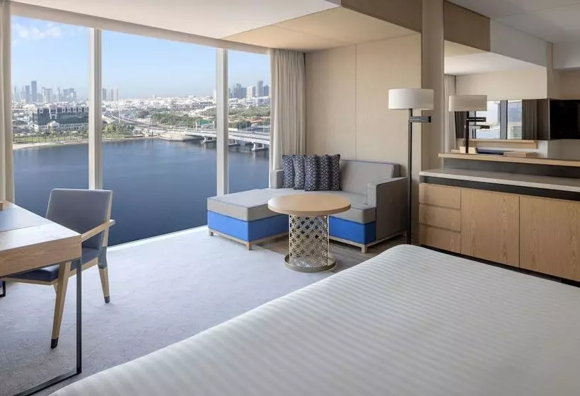 景色の見えるデラックスルーム, Marriott Marquis Dubai Creek