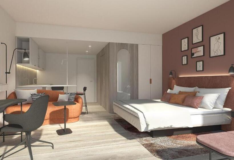 إستوديو ديلوكس مطل على البحر, Residence Inn By Marriott Copenhagen Nordhavn