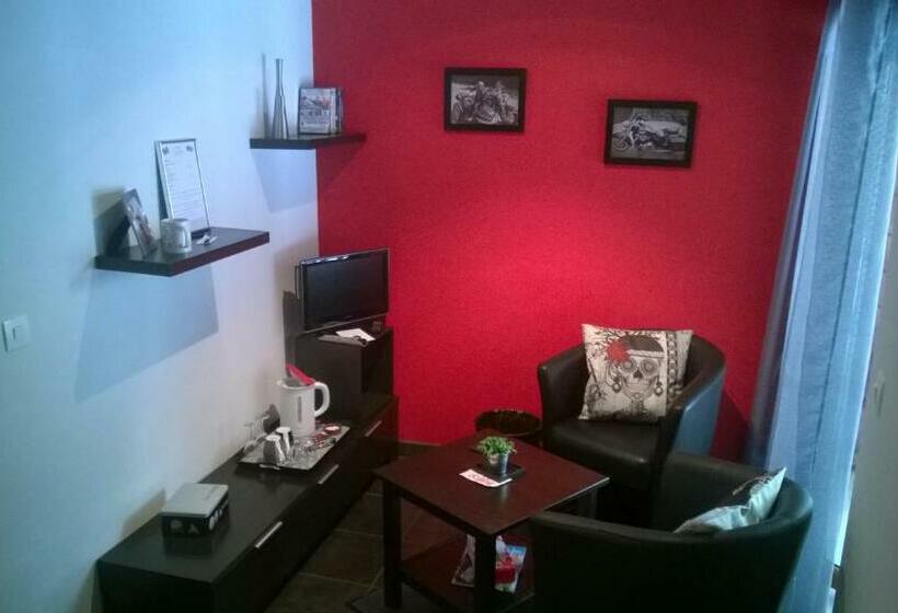 غرفة قياسية, Chambres D Hotes Les Chiens Verts, Jardin, Terrasse, Parking Privé