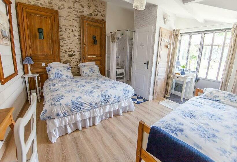 חדר סטנדרט לשלושה, Les Chambres De La Forge Des Collines