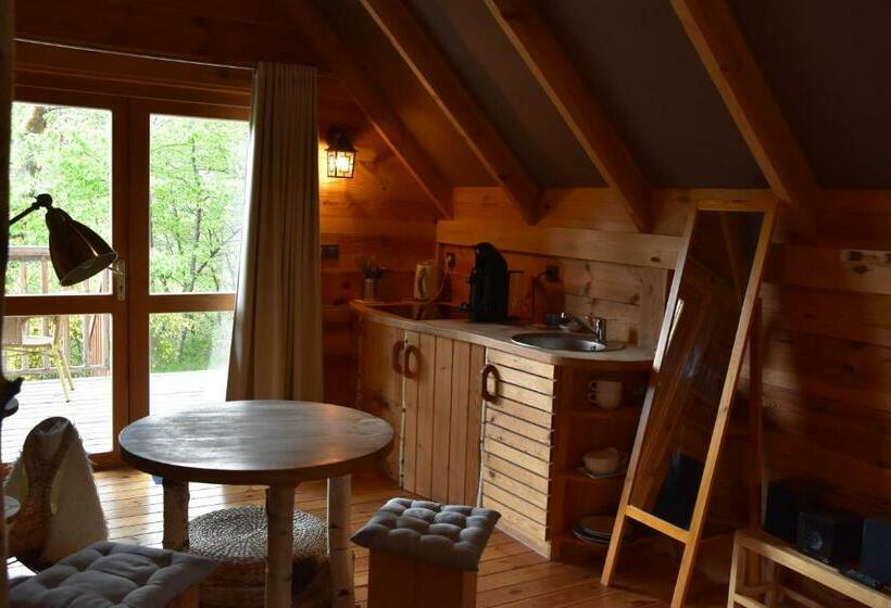 كابينة سوبيريور, Cabane Lodge Domaine Du Lac Chambon