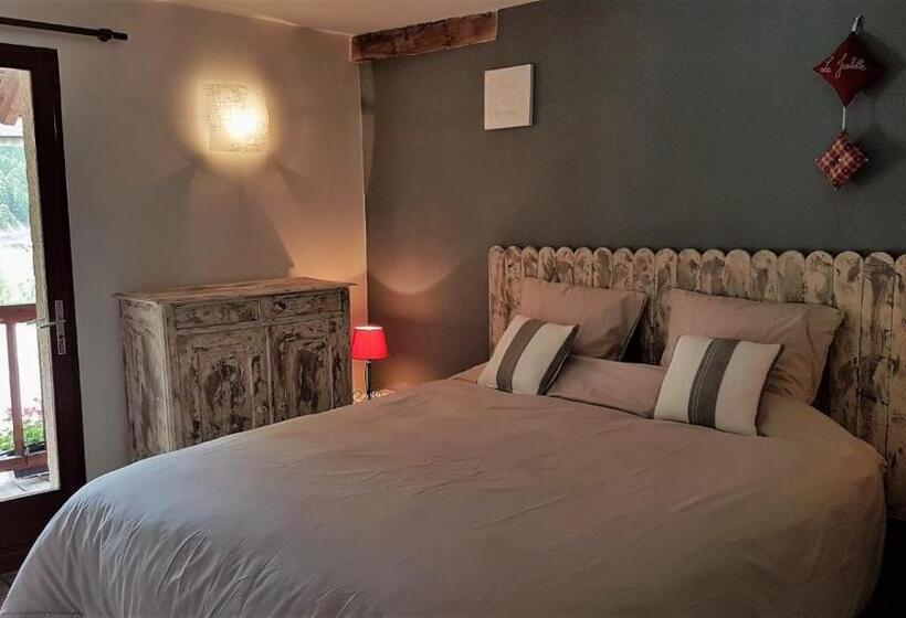 غرفة قياسية مطلة على الجبل, La Jarbelle   Gîte Et Spa