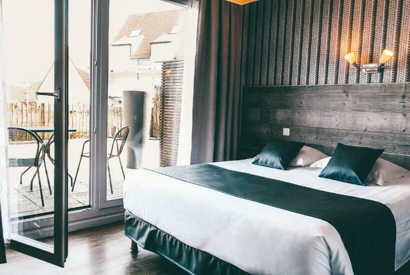 带海景的标准房, Logis Hôtel De La Baie De Wissant