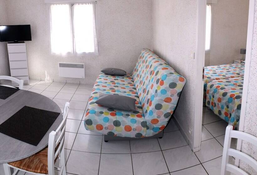 带1个卧室的公寓, Hôtel Résidence Les Flots