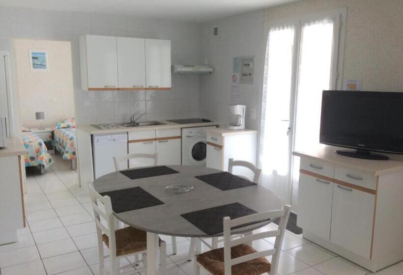 Апартаменты 1 Спальня, Hôtel Résidence Les Flots