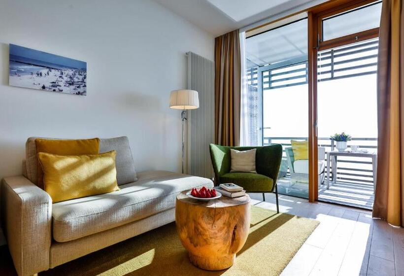 חדר דלוקס נוף לים, Budersand Hotel   Golf & Spa   Sylt