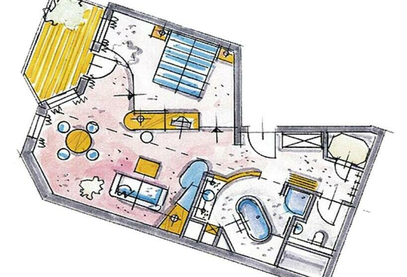 スーペリアースイート, Kristall  & Vitalhotel Bergknappenhof