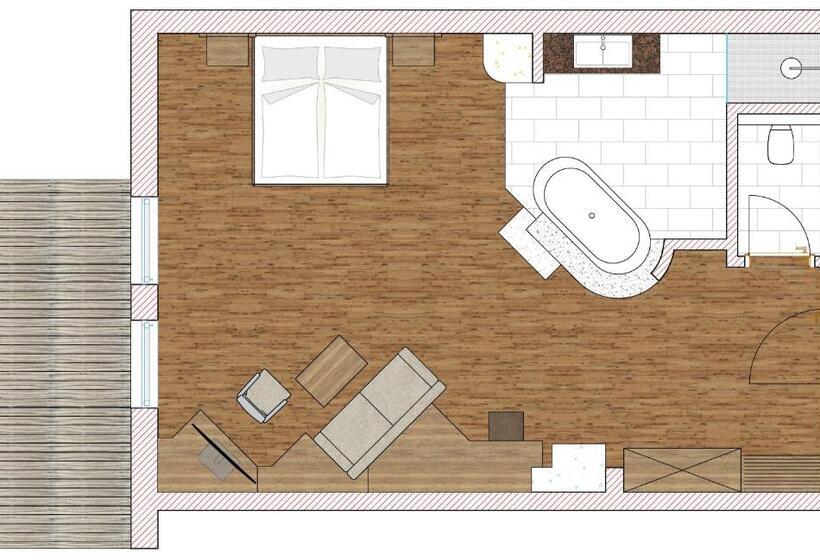 スイート, Kristall  & Vitalhotel Bergknappenhof