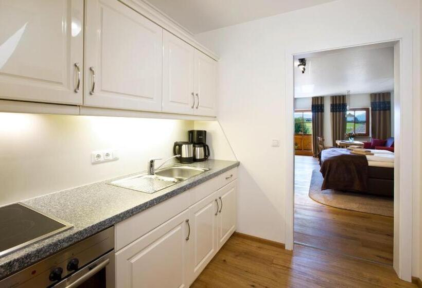 דירה בת חדר שינה 1 עם מרפסת, Landhaus Kossel