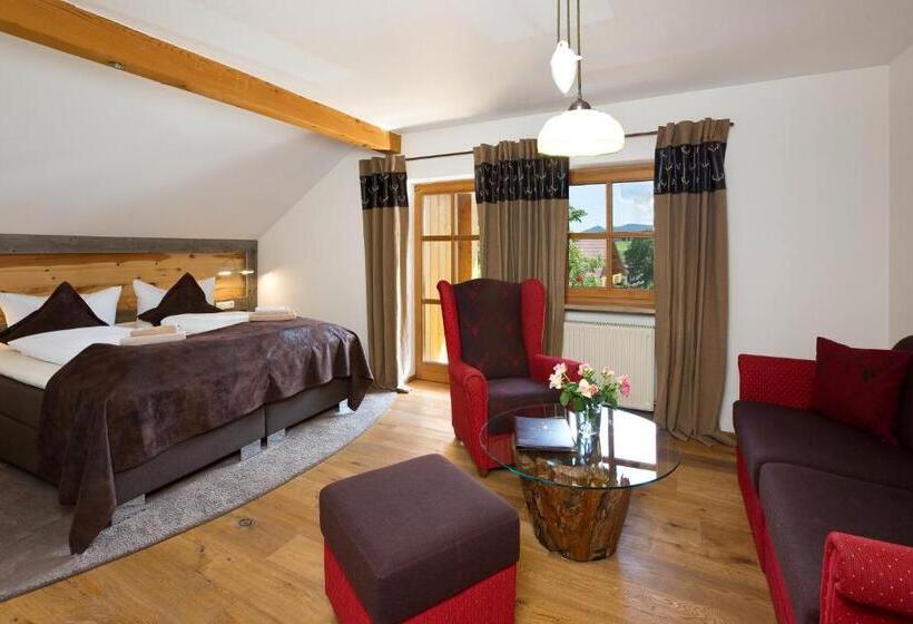 شقة غرفة نوم واحدة مزودة بشُرفة, Landhaus Kossel