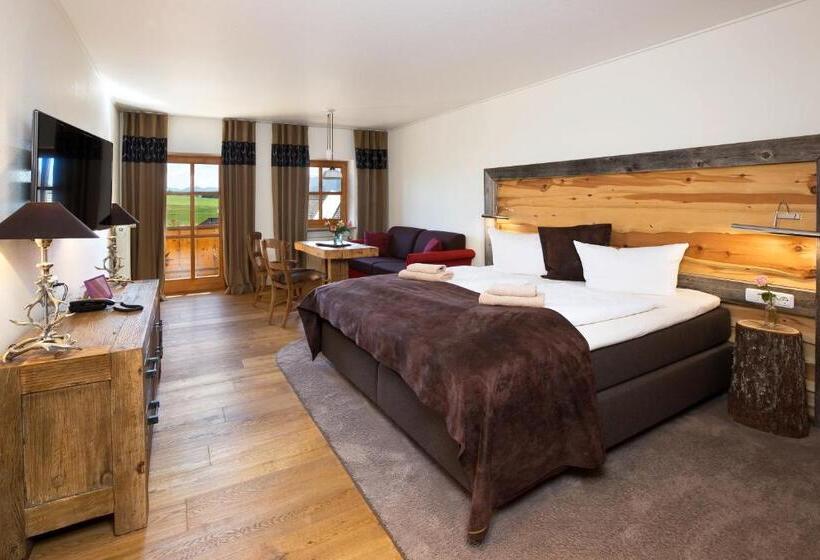 شقة غرفة نوم واحدة مزودة بشُرفة, Landhaus Kossel