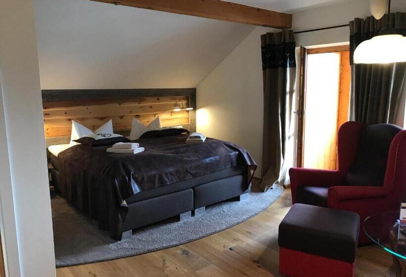 شقة غرفة نوم واحدة مزودة بشُرفة, Landhaus Kossel