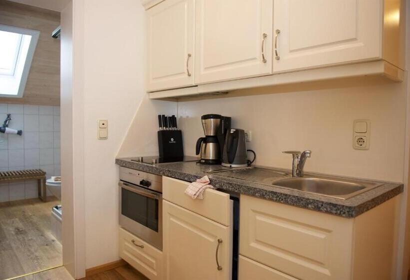 شقة غرفة نوم واحدة مزودة بشُرفة, Landhaus Kossel