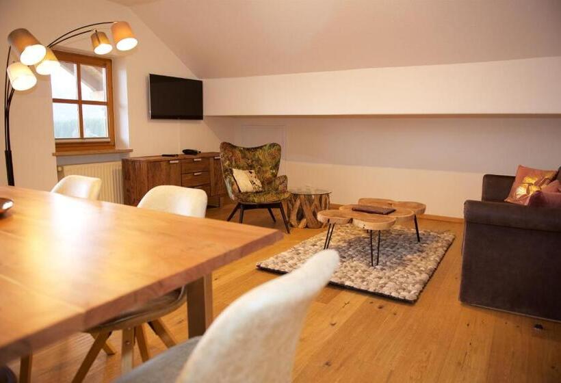 شقة غرفة نوم واحدة مزودة بشُرفة, Landhaus Kossel