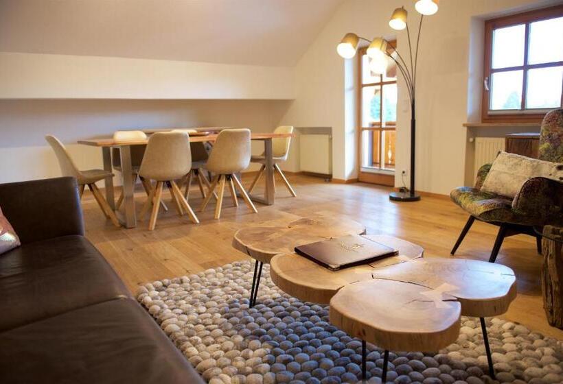 شقة غرفة نوم واحدة مزودة بشُرفة, Landhaus Kossel