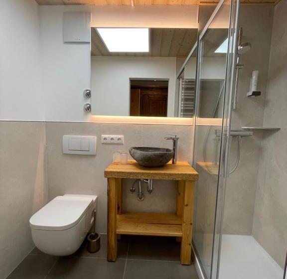 شقة غرفة نوم واحدة مزودة بشُرفة, Landhaus Kossel