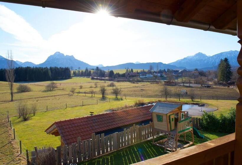 شقة غرفة نوم واحدة مزودة بشُرفة, Landhaus Kossel